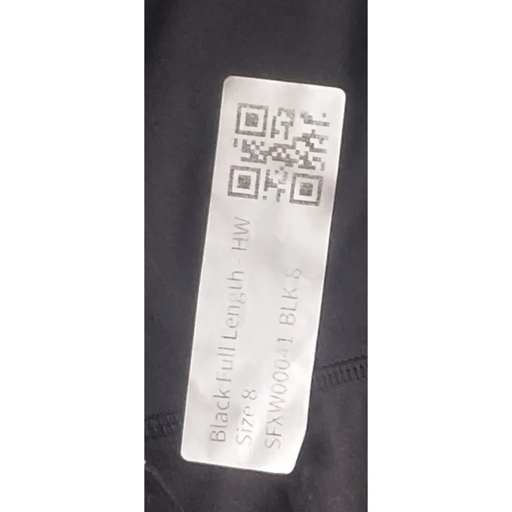 Sweetflexx Resistance Leggings Womens 8 Black Workout ActiveWear NWOT